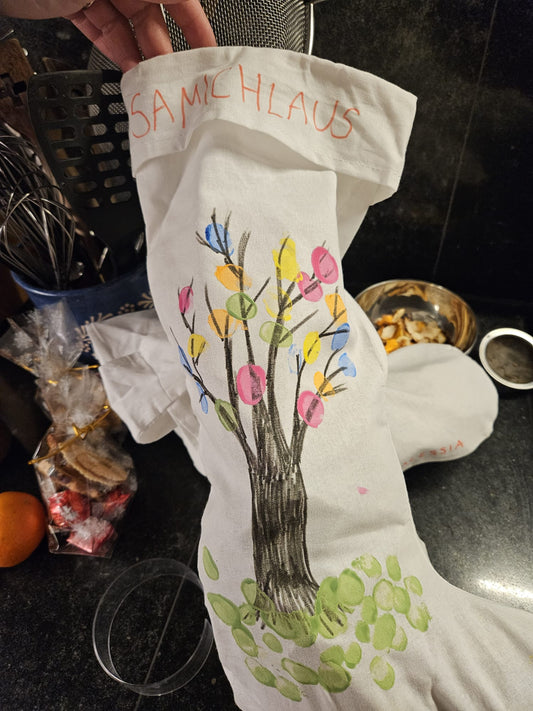 Samichlaus Sack bemalen